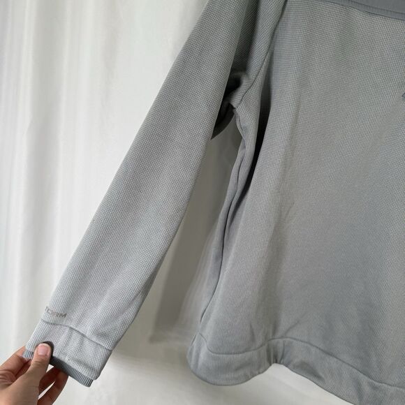 Under Armour Sweater Men's Small grey Pullover 1/4 Zip Long Sleeve Storm - Picture 6 of 12